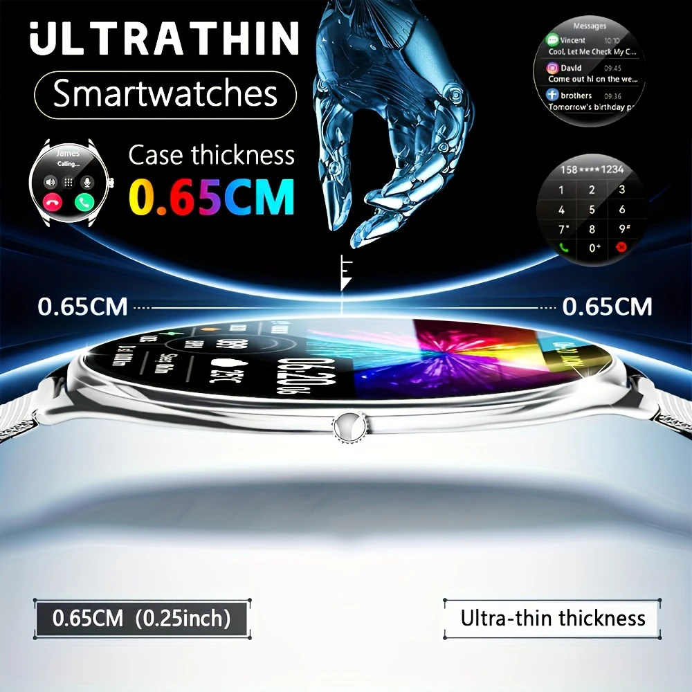 Watches Ladies Smartwatch - 2026 새로운 초박형 스마트 워치 남성용