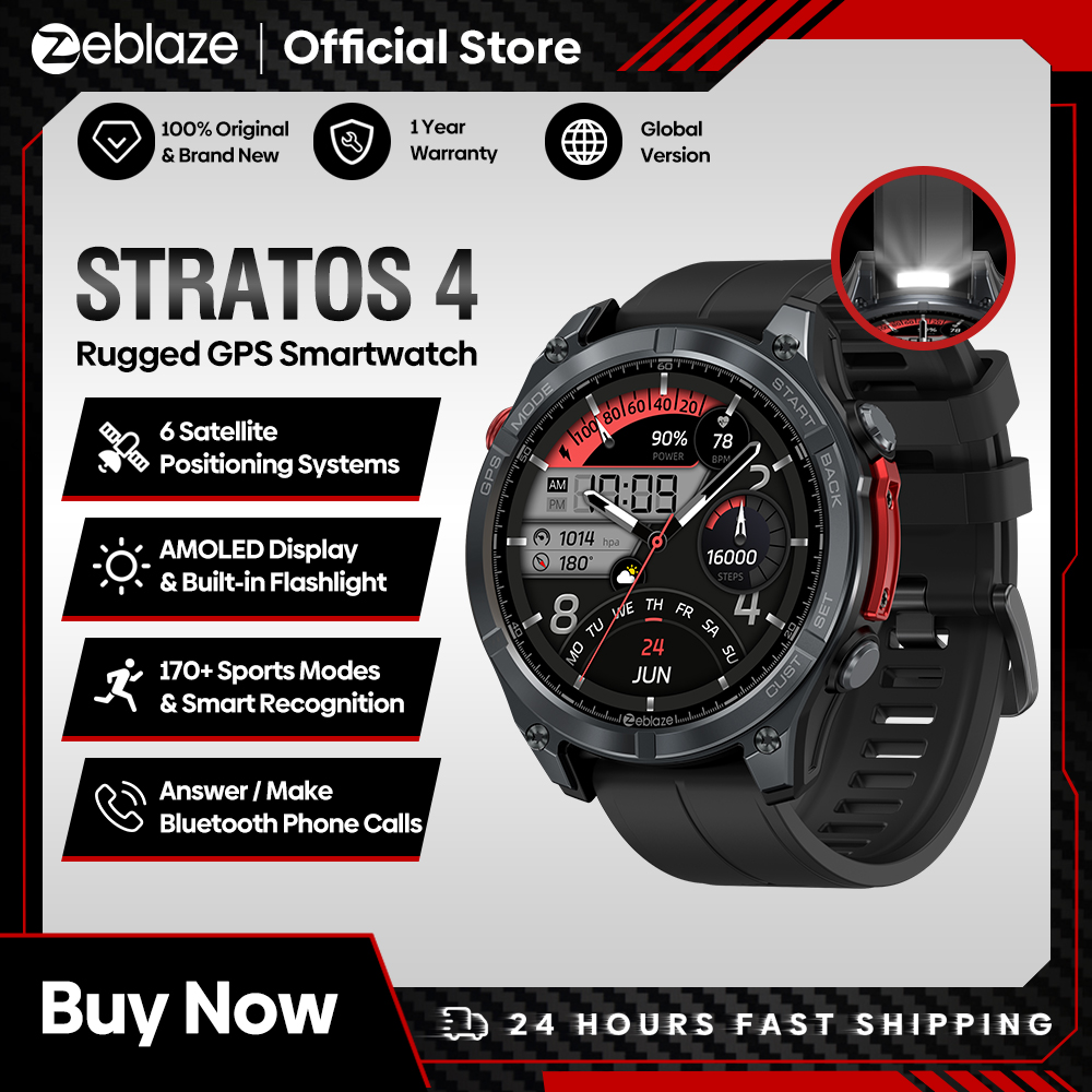 Altimeter Compass Watch - 새로운 Zeblaze Stratos 4 GPS 스마트