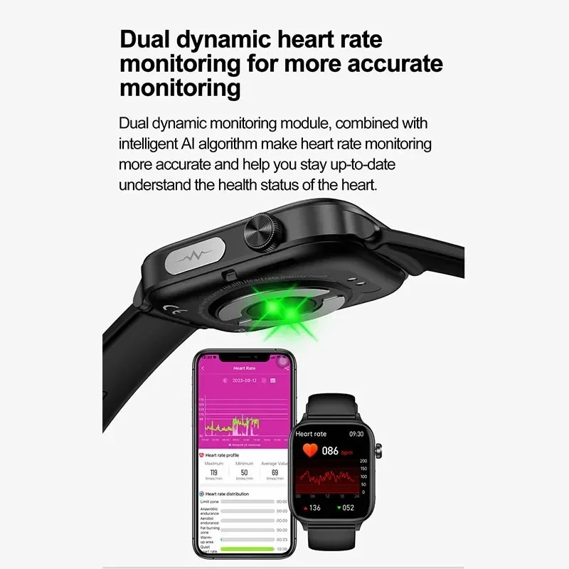 2025 새로운 ECG + PPG 모니터링 스마트 워치 - Smartwatch Watches Price 리뷰 및 가격