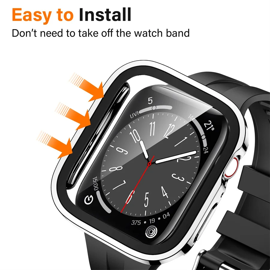 Apple Watch 케이스 시리즈 용 유리 + 커버  - Smartwatch Watches For Girls 리뷰 및 가격