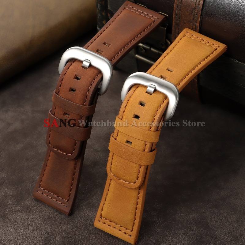28mm 빈티지 가죽 시계줄 송아지 가죽 시계 팔찌 스 - Smartwatch Vintage Watches For Women 리뷰 및 가격