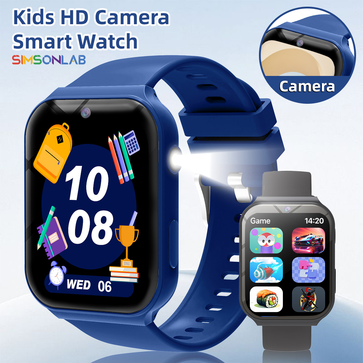 어린이 학습용 카메라, 플래시, 멀티 게임, 계산기 기 - Smartwatch Watches For Kids 리뷰 및 가격