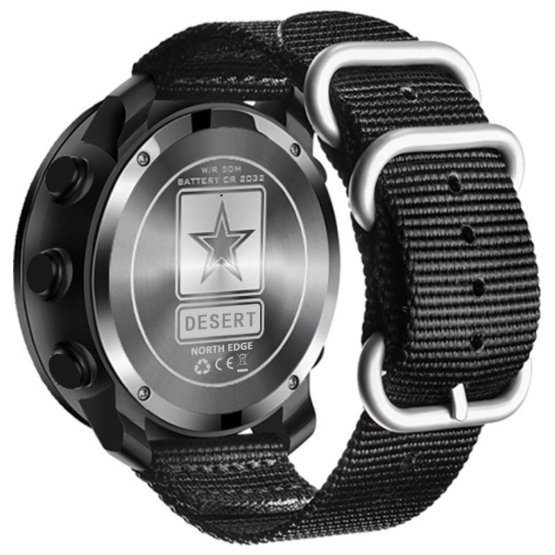 NORTH EDGE DESERT 남자 디지털 시계 야외 - Altimeter Compass Watch 리뷰 및 가격