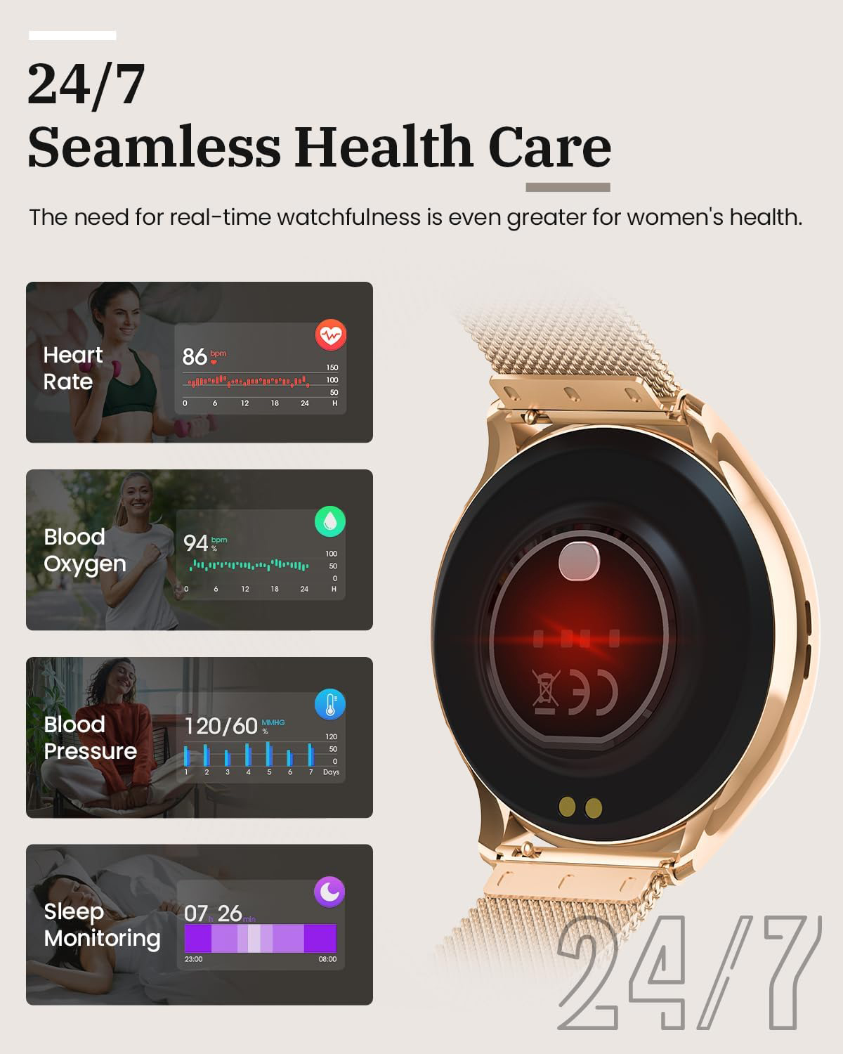 2026 여성용 초슬림 스마트워치 1.43인치 AMOL - Watches Ladies Smartwatch 리뷰 및 가격