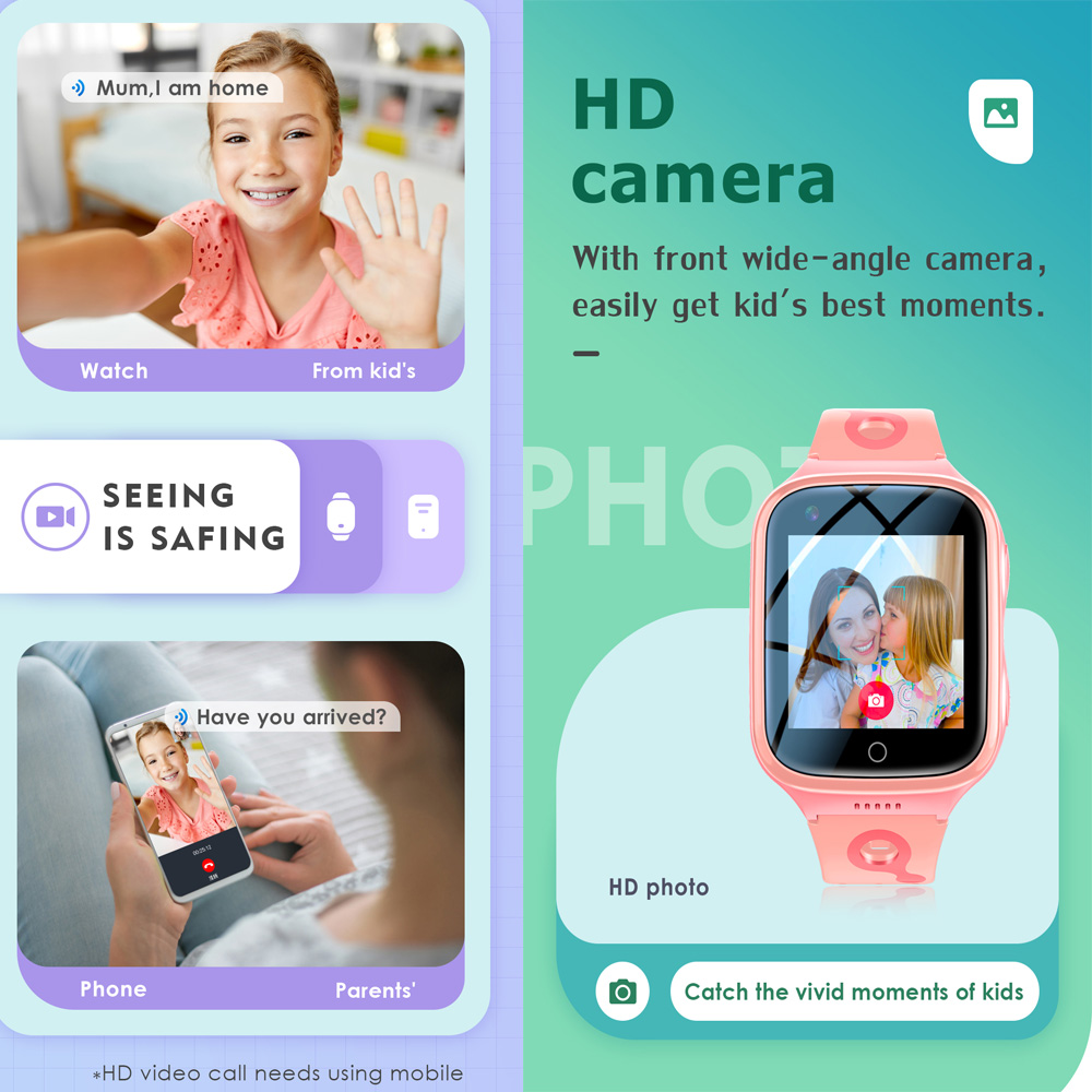 4G 스마트 워치, 어린이용 GPS, 와이파이, 영상  - Smartwatch Watches Price 리뷰 및 가격