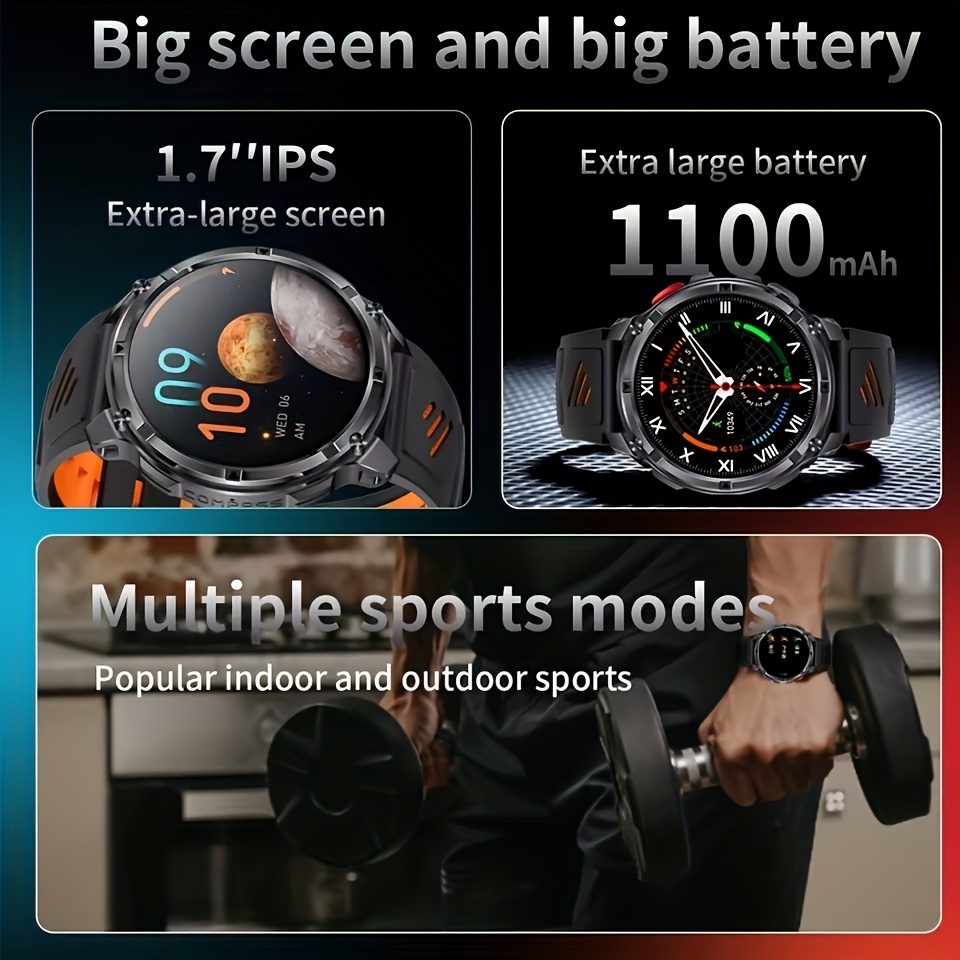 새로운 T-REX3 울트라 1100mAh 배터리 스마트 - Altimeter Compass Watch 리뷰 및 가격