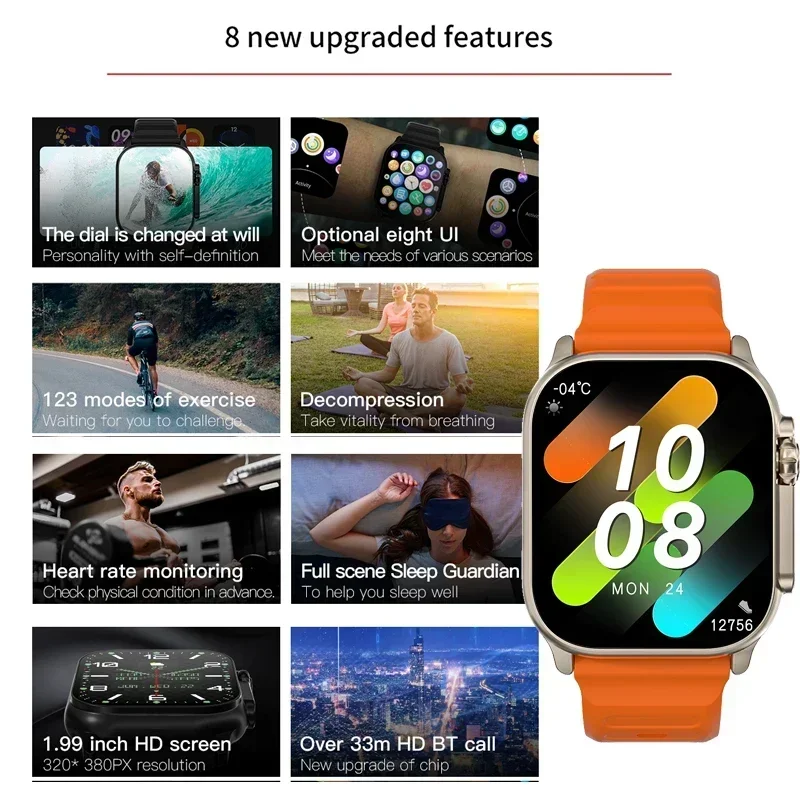 새로운 시리즈 9 워치 PK HK8 PRO MAX 스마 - Smartwatch Watches For Girls 리뷰 및 가격