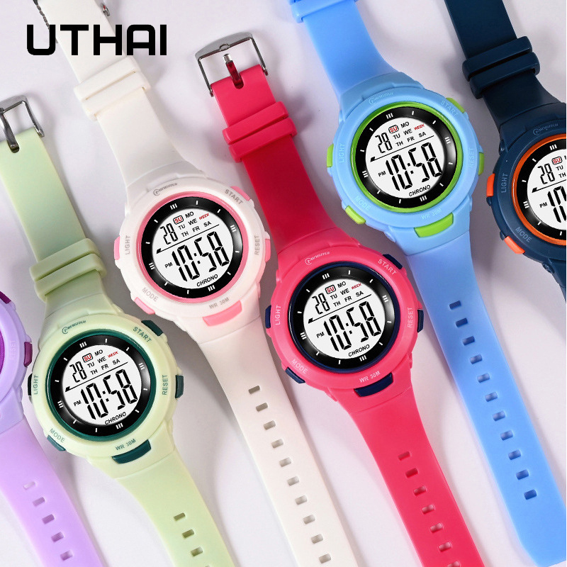 UTHAI CE49 어린이 시계 패션 빛나는 방수 알람 - Smartwatch Digital Watches For Kid Girl 리뷰 및 가격