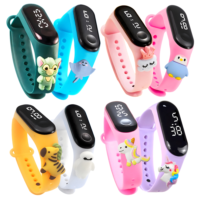 럭셔리 키즈 스포츠 시계 방수 스마트 터치 스크린 디지 - Smartwatch Digital Watches For Kid Girl 리뷰 및 가격