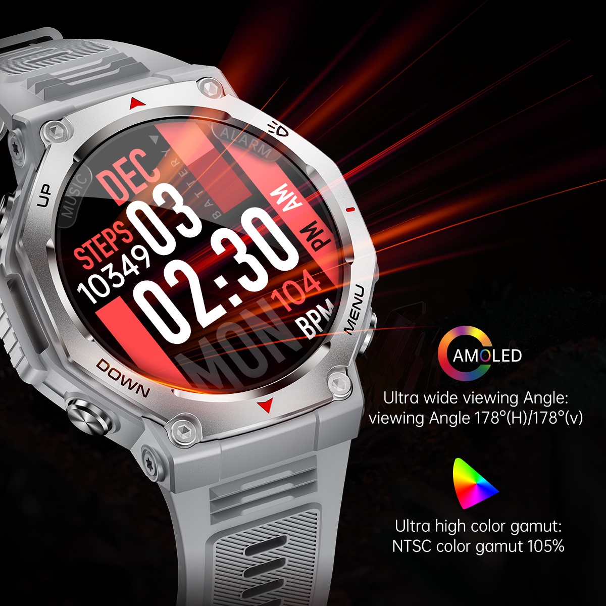 VWAR T-Rex 울트라 스마트 워치(손전등/자외선  - Watch Vs Smartwatch 리뷰 및 가격